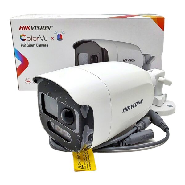 HIKVISION CAMERA BULLET DS-2CE12DF3T-PIRXOS 2MP 2.8MM SIRENE - Imagem 2
